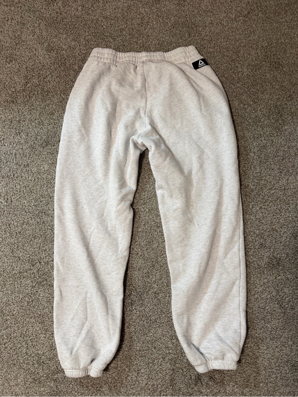 Reebok Light Gray Sweatpants with Logo - Picture 2 of 2